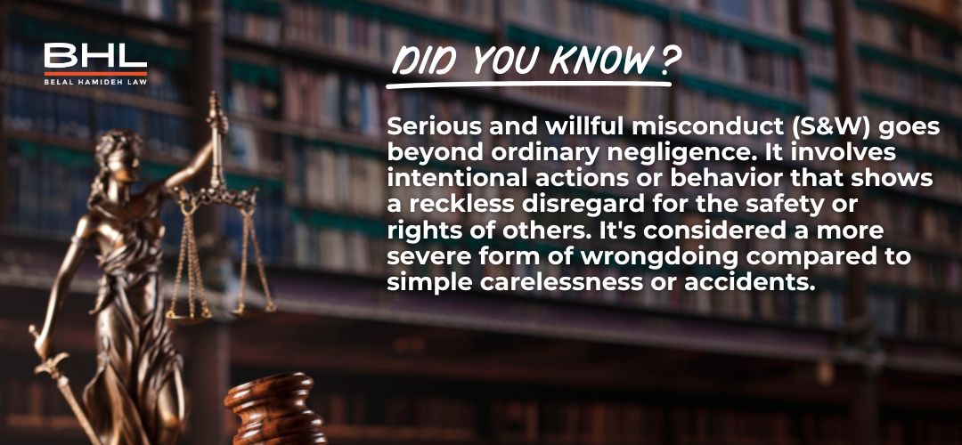 serious and willful misconduct lawyer